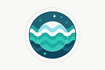 Circular Blob Wave Shape Tiny Details