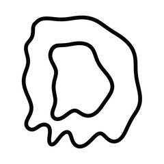 3d render of a man symbol. 3d render of a human figure. English letters. English consonants. Alphabet. Black alphabet. Alphabet D. Black alphabet on white background. D. Vowels.