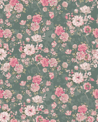 top and kurti design floral pattern