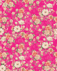 top and kurti design floral pattern