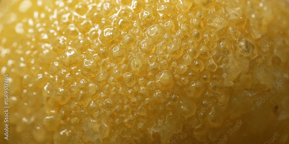 Poster close up of a fuzzy peach showing its texture and color variations in bright natural lighting