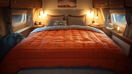 Cozy Campervan Bedroom Design