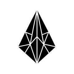 vector illustration of a diamond