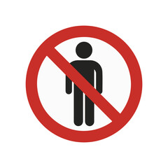 restricted area sign for authorized personnel only