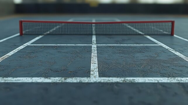 Table Tennis Court: Game Surface - Powered by Adobe