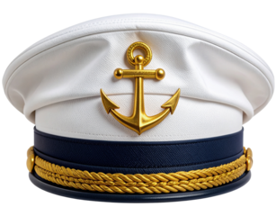  Marine Cadet Hat with Folded Brim.
