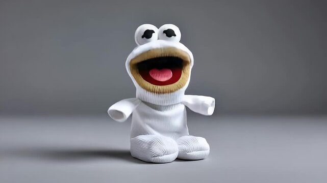 White sock puppet design