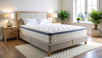 Bedroom with comfortable mattress