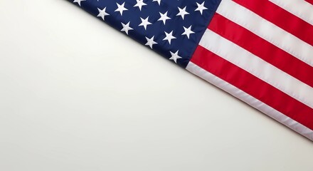 Obraz premium Stars and Stripes A Patriotic display highlighting the American flag in all its glory