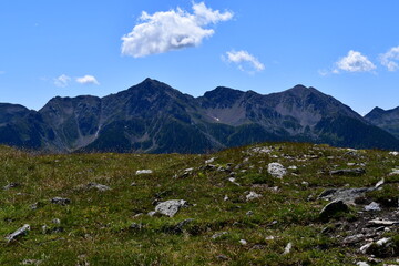 Schöne Landschaft im Ultental in Südtirol 