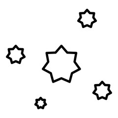 set of vector star icons