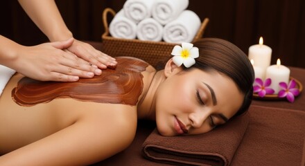 Relaxing chocolate body wrap treatment for ultimate serenity and skin rejuvenation