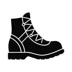 Hiking Boot Icon Vector Illustration
