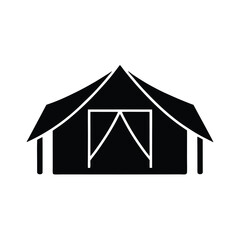 Tarp Shelter Icon Vector Illustration