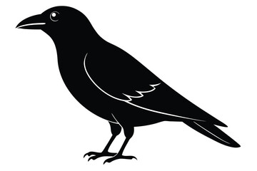 crow vector icon