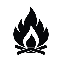Campfire Icon Vector Illustration