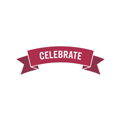 Banner of Celebration: A vibrant banner declaring Celebrate unfurls, perfectly encapsulating joyous moments and festive gatherings, conveying happiness and special occasions.