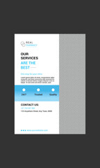 New modern Corporate healthcare and medical flyer design cover a4 flyer design template for print A4.