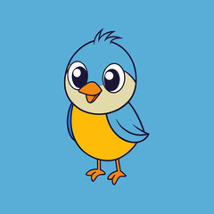 bird, cartoon, animal,