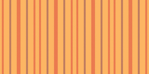 Obraz premium Petail seamless vector pattern, tissue stripe vertical background. Mantasy texture lines fabric textile in orange and red colors.