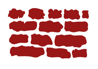 vector set of speech bubbles for background