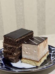 piece of chocolate cake