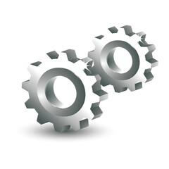 Setting icon and symble 3d 