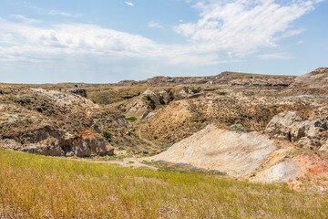 Badlands area in Montana wilderness