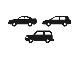 Fototapeta premium set of car icons