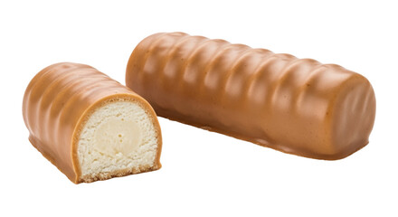 Isolated Creamy Filled Chocolate Bar