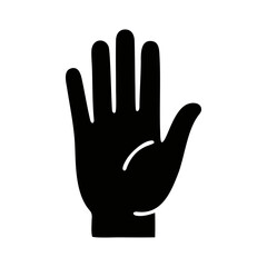 vector illustration of a hand