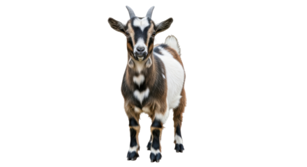 Isolated Goat Standing