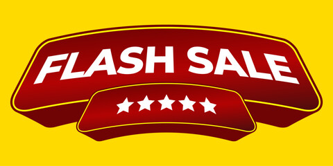 Flash Sale Design POP Up Creative Gradient Background