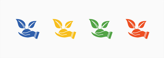 Agriculture Icon Set Color Multiple Style Collection