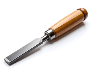 Fototapeta premium Chisel on White Background