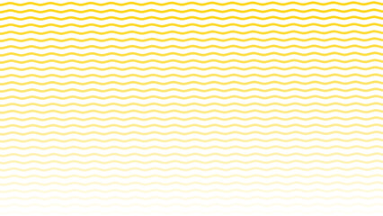 Yellow and white gradient seamless pattern with wavy lines. Gradient background with wavy horizontal stripes.