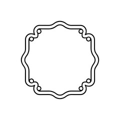 collection of vintage square frames with ornate co 