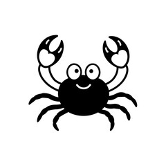 crab cartoon isolated on white background  vector