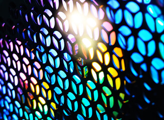 Abstract RGB lights illumination background