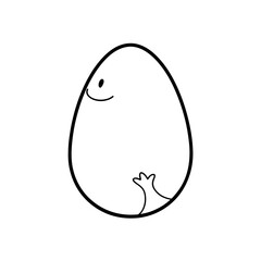 dinosaur egg cartoon isolated on white background