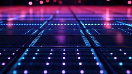 Abstract glowing grids representing the impact of AI in improving urban energy management and conservation --ar 16:9 --v 6.1 Job ID: ea1f15c2-56f2-41f6-9b7c-039a087a6d2d