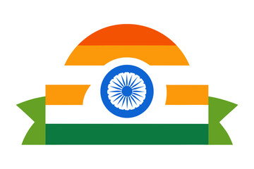 india flag button