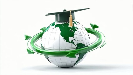 Global Education Revolution | Study Abroad Opportunities & Online Learning | 4K Animated World Education Concept