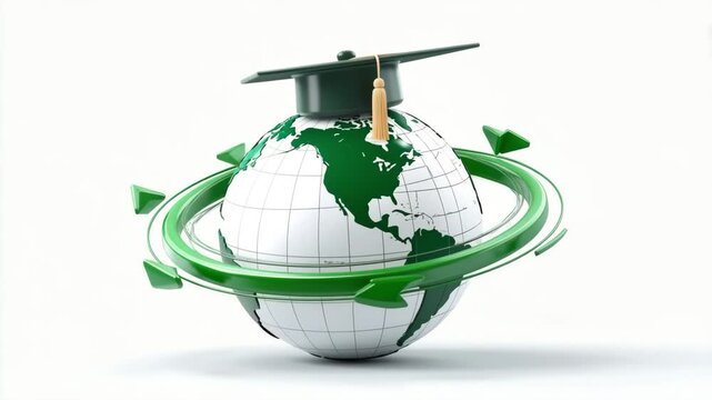 Global Education Revolution | Study Abroad Opportunities & Online Learning | 4K Animated World Education Concept