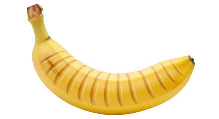 Isolated Banana with Grill Marks