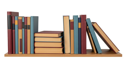 Isolated Bookshelf