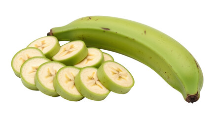 Isolated Green Banana