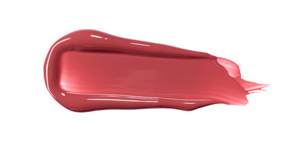 dark pink lipstick smear, acryl gel, glossy pink nail polish, cosmetics beauty product texture,...