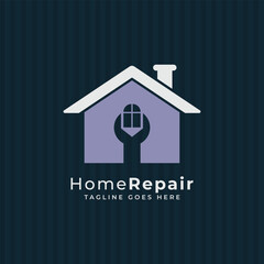 House Repair and Maintenace Logo Design