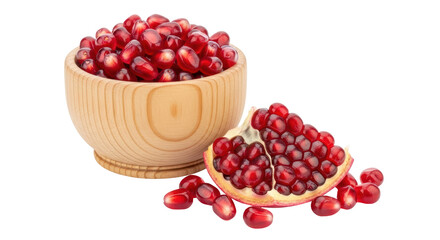 Isolated Pomegranate Seeds
